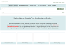 Tablet Screenshot of hatton-garden.net